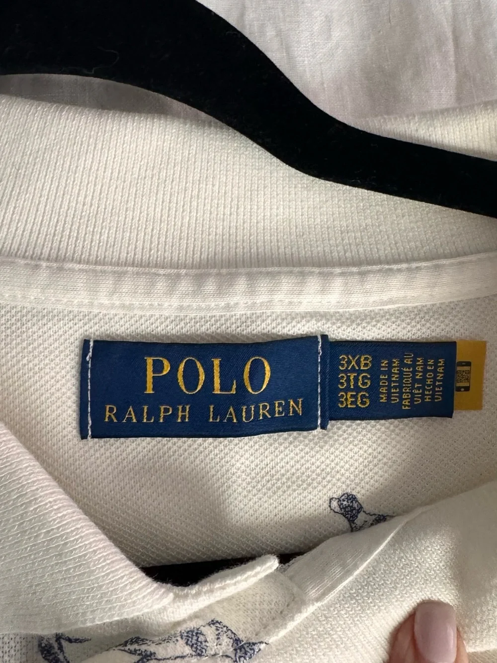 Polo Ralph Lauren Big & Tall Dog-Print Mesh Polo Shirt SZ: 3X